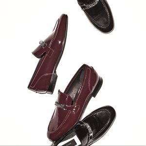 Rag & Bone Oxblood Patent Leather Cooper Loafers